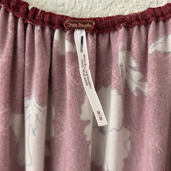 Free People Austin Floral Bell Bottom Ruffled Hem Jumpsuit Women’s Size Medium - Picture 2 of 9